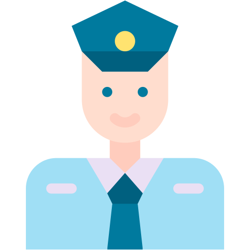 policía icono gratis