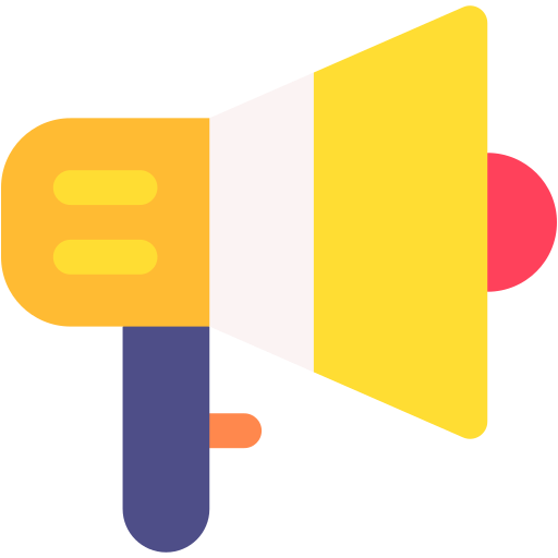 Megaphone Generic color fill icon