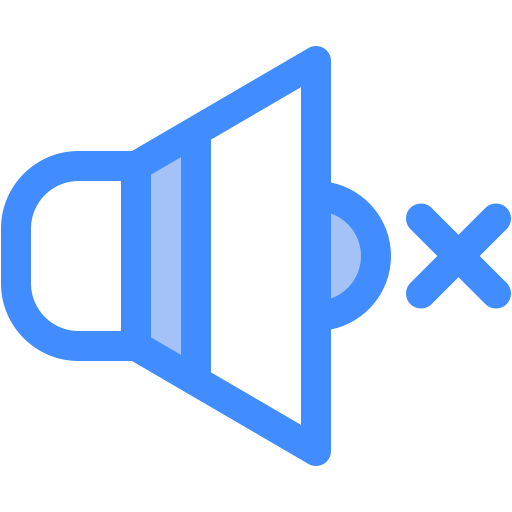 botón de silencio icono gratis