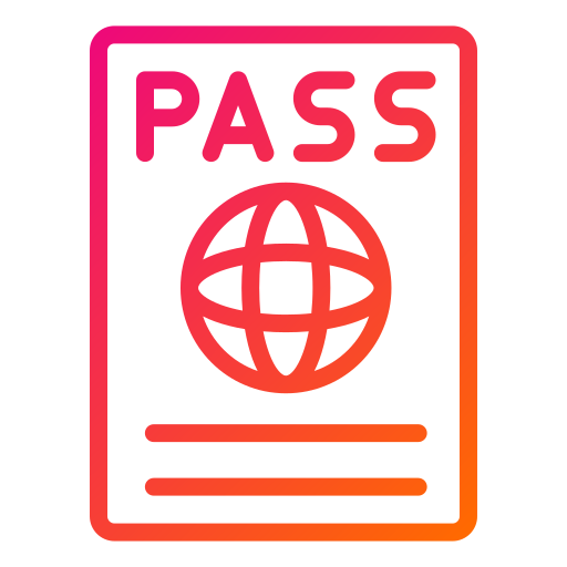 pasaporte icono gratis