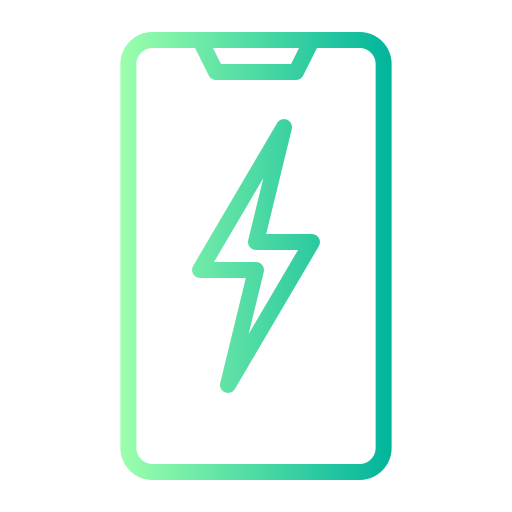 Phone charge Generic gradient outline icon