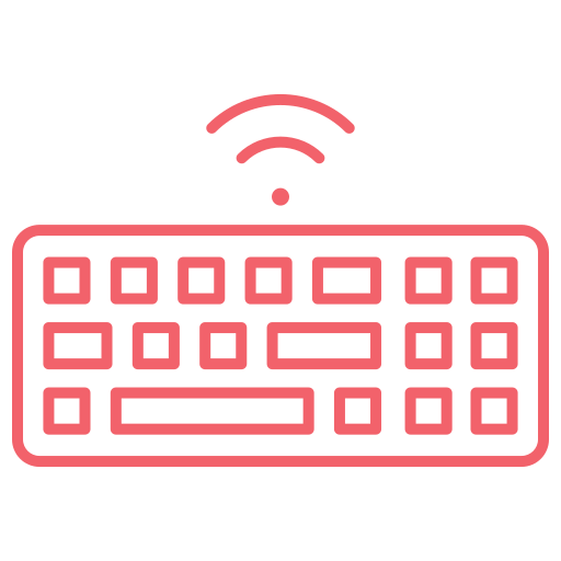 teclado inalambrico icono gratis