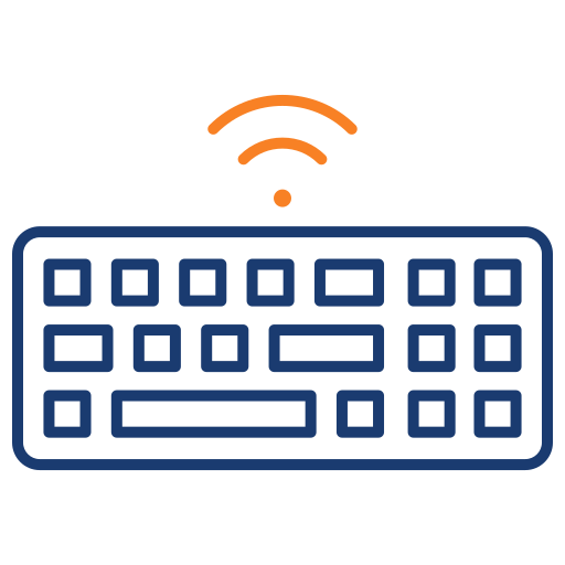teclado inalambrico icono gratis