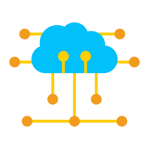 computación en la nube icono gratis