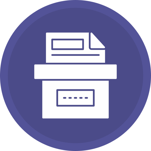 Storage Box Generic color fill icon