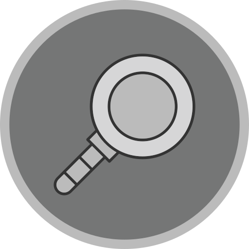 Magnifying glass free icon