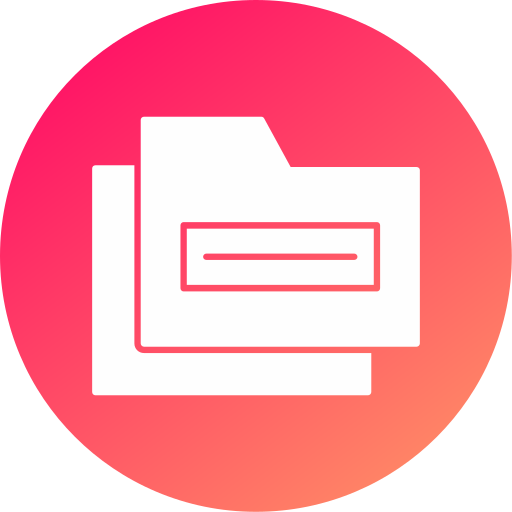 Folder Generic gradient fill icon