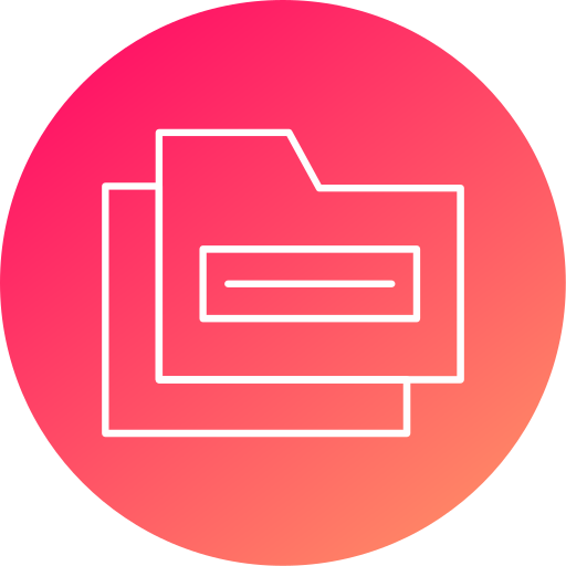 Folder Generic gradient fill icon