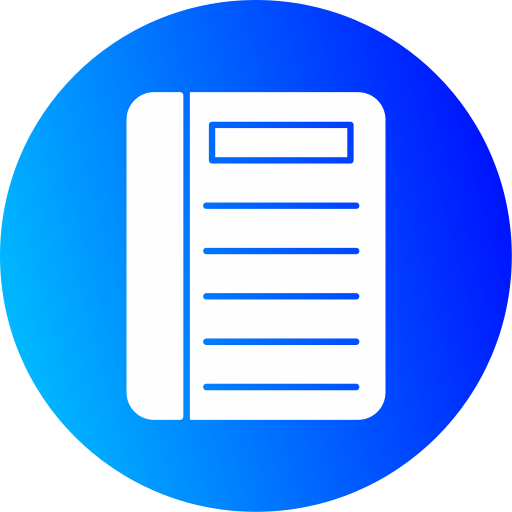 Book Generic gradient fill icon