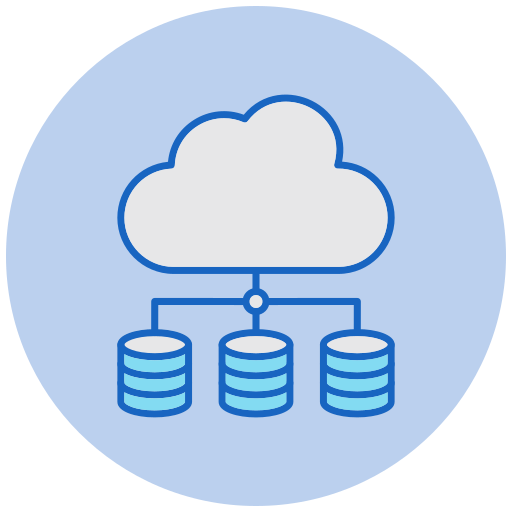 Cloud Data - free icon