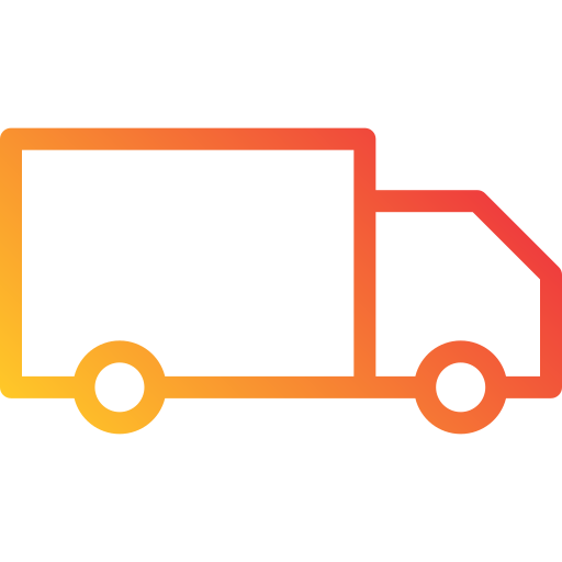 camión de reparto icono gratis