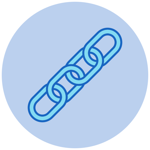 Chain Generic color lineal-color icon