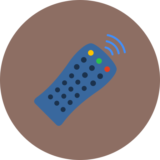 Remote control Generic color fill icon