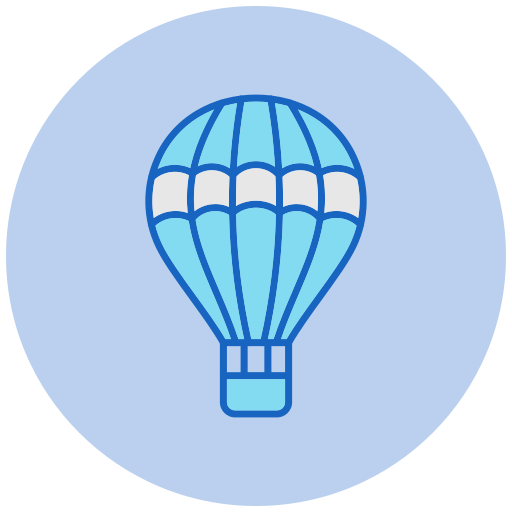 globo aerostático icono gratis