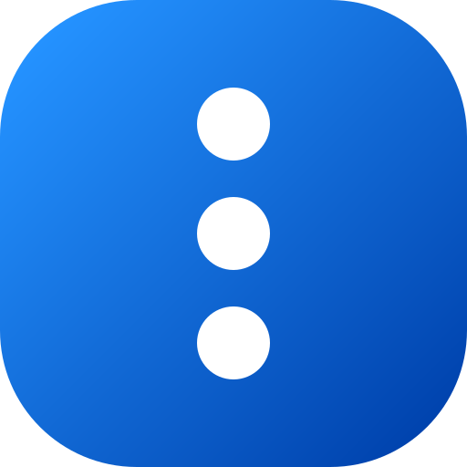 Three dots Generic gradient fill icon