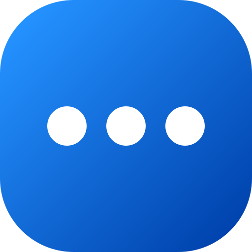 Three dots Generic gradient fill icon