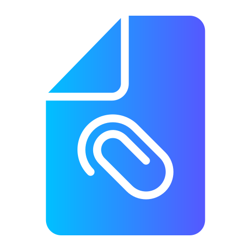 File Generic gradient fill icon