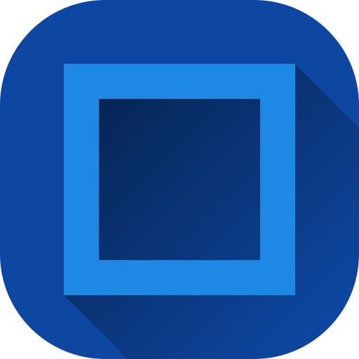 Blue square icon - Free blue shape icons