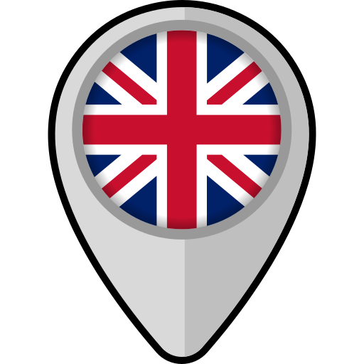 United Kingdom - Free maps and location icons