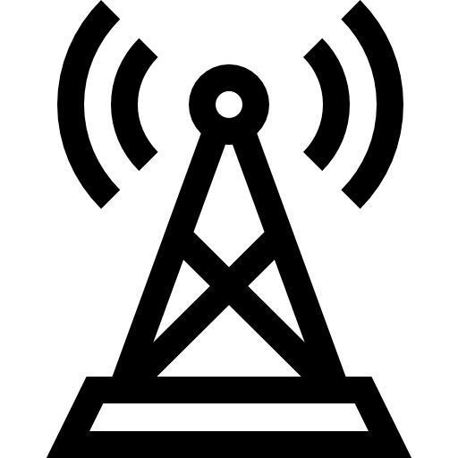 Antenna Basic Straight Lineal icon