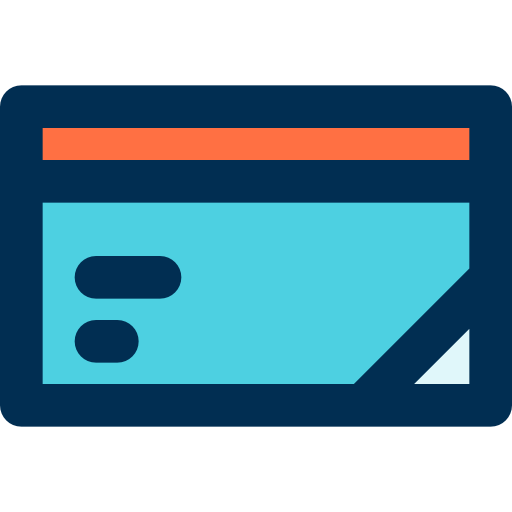 Credit card bqlqn Lineal Color icon