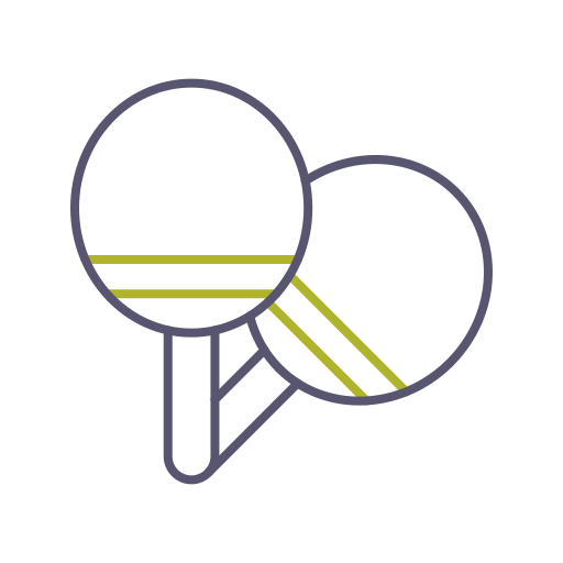 Ping Pong Generic color outline icon