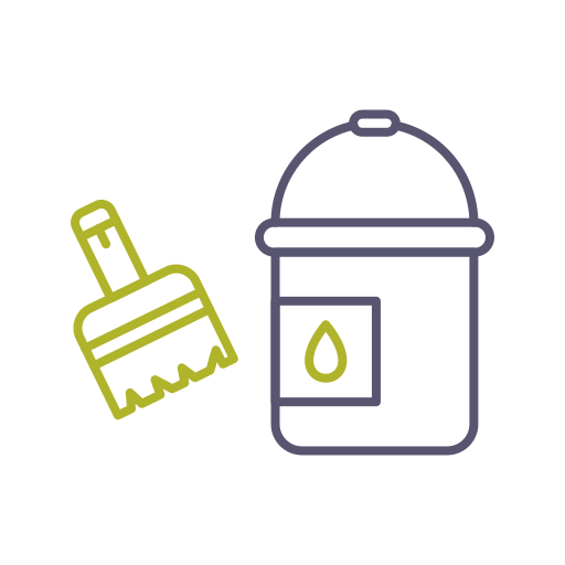 cepillo de pintura icono gratis