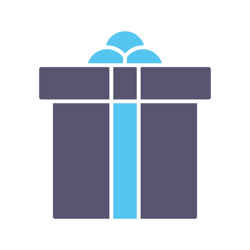 caja de regalo icono gratis