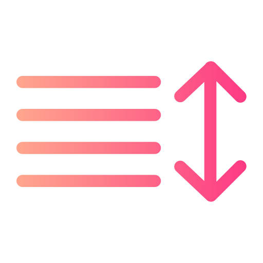 Sort generic gradient fill icon