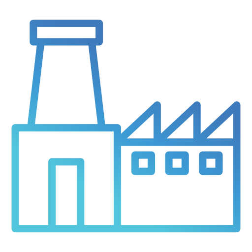 Factory Generic gradient outline icon