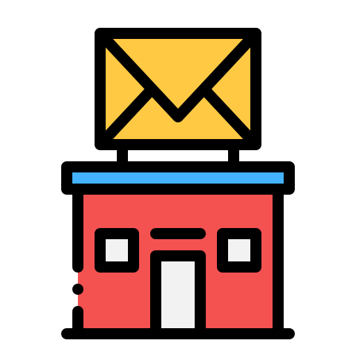 oficina postal icono gratis