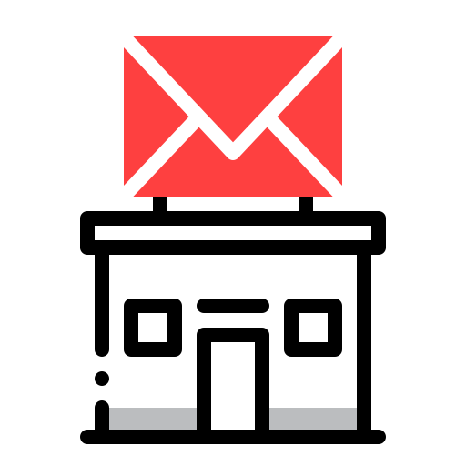 oficina postal icono gratis