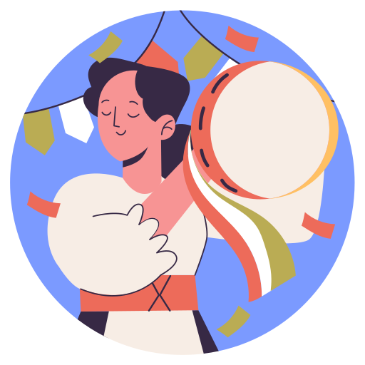 tambourin gratuit sticker