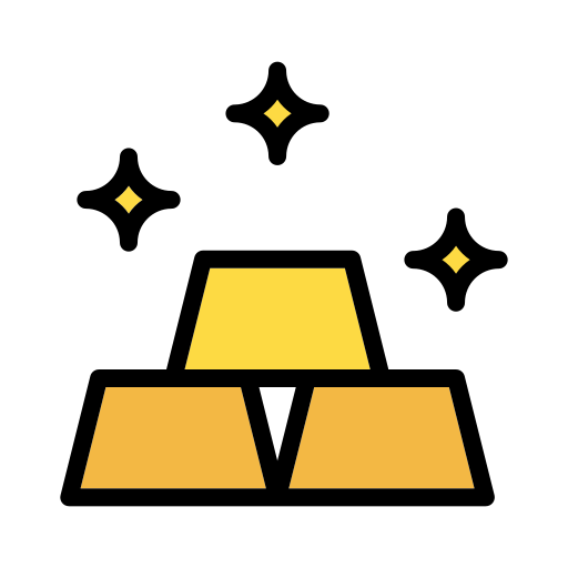 Золотые слитки бесплатно иконка