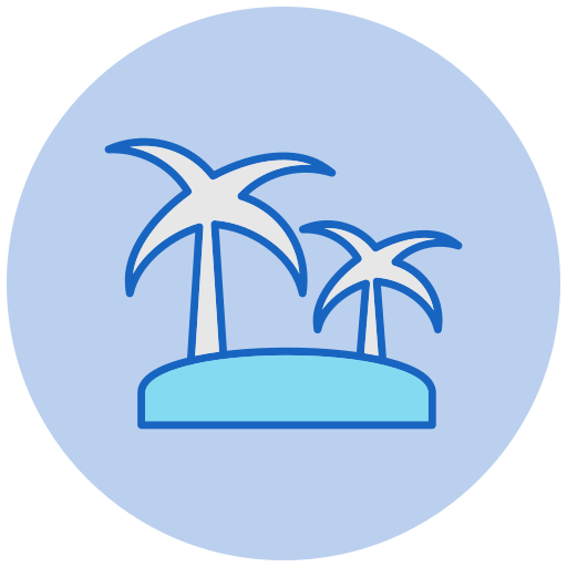 Island Generic color lineal-color icon