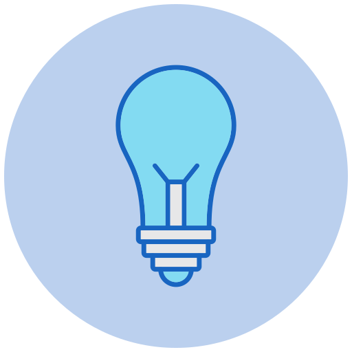 Light Bulb Generic Color Lineal-color Icon