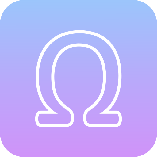 omega icono gratis