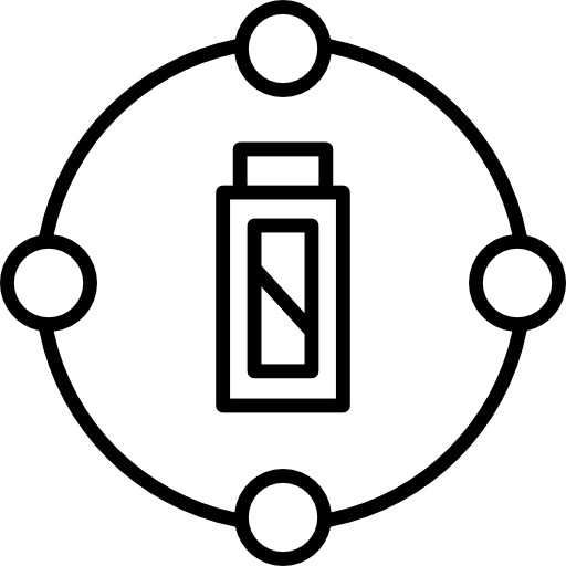 Battery free icon Battery free icon