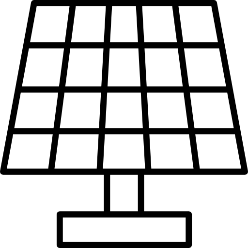 panel solar icono gratis