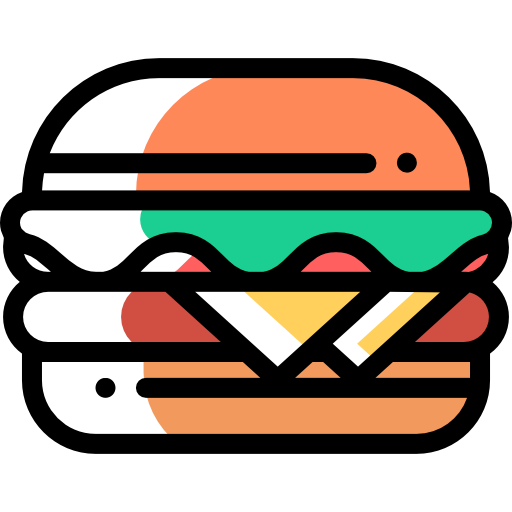 Burger free icon