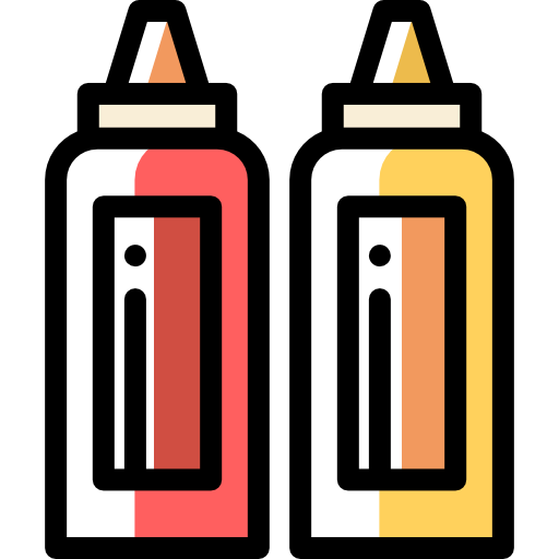 Ketchup free icon Ketchup free icon
