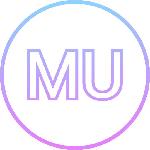 Mu Generic gradient outline icon