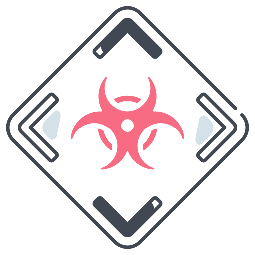 Biohazard free icon Biohazard free icon