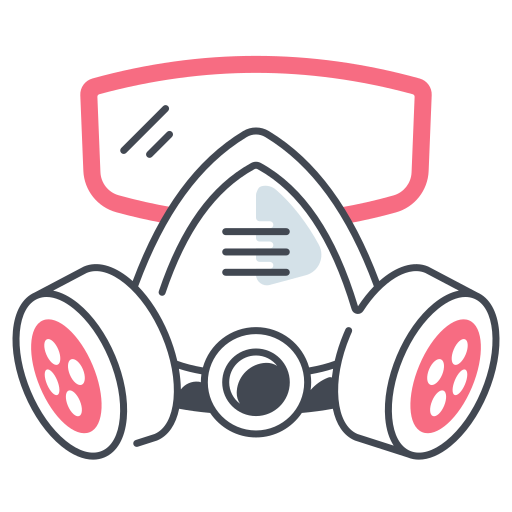 Gas mask free icon