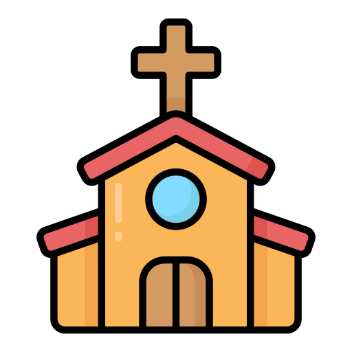 Church Generic color lineal-color icon