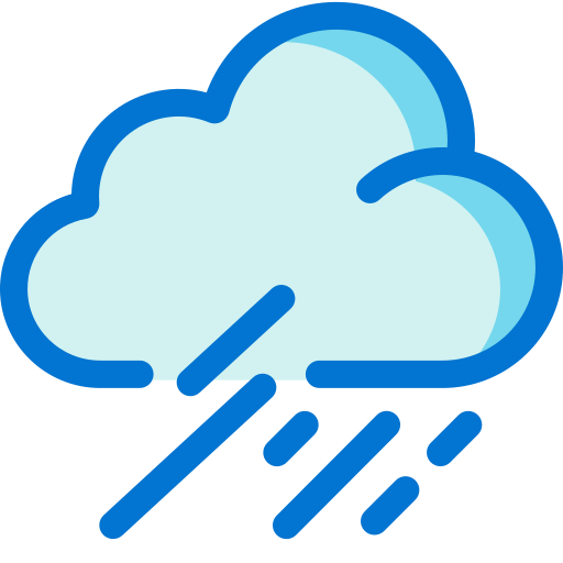 Rain Generic color lineal-color icon