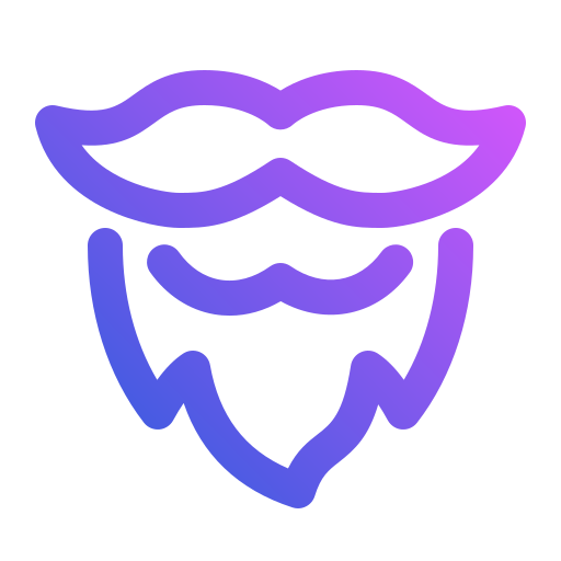 Beard free icon