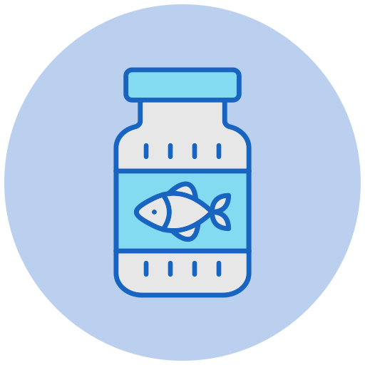 Fish oil Generic color lineal-color icon