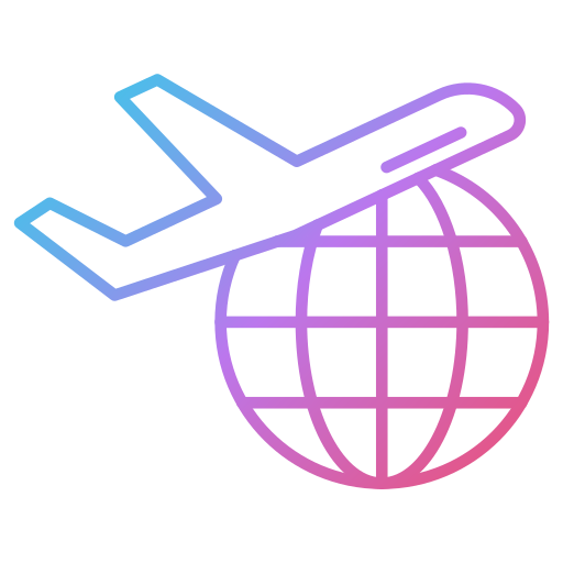 Airplane Generic gradient outline icon