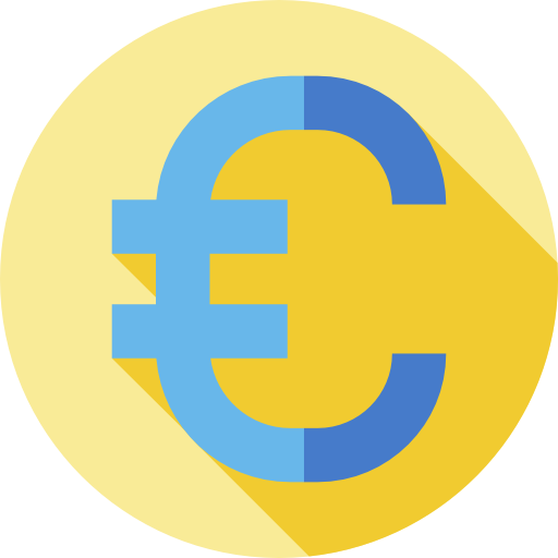 euro icono gratis